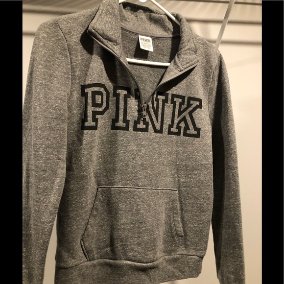 Victoria Secret pink grey sweatshirt xs - Picture 1 of 2